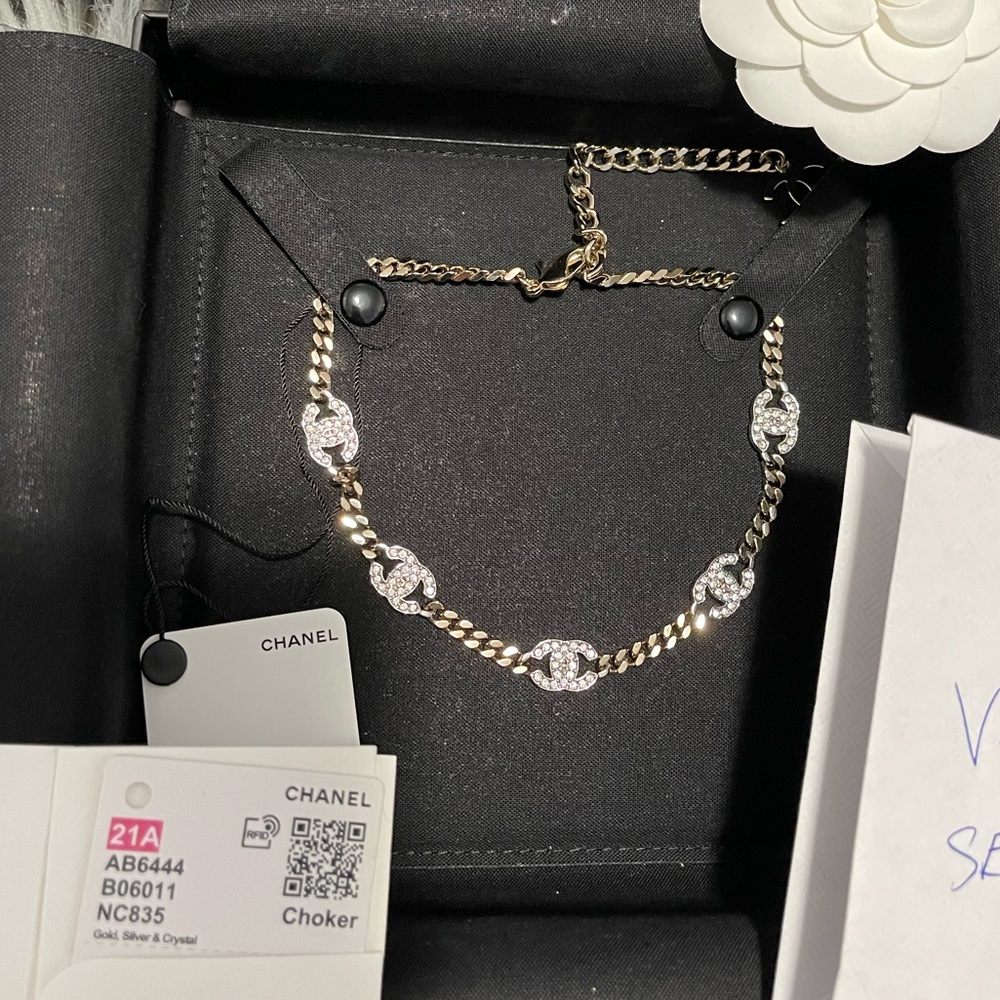 100% authentic Chanel choker